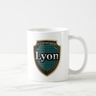 Koppar för muggar för Tartan för klanLyon skotska