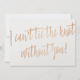 Koppar: "Jag kan inte binda kranen utan dig"