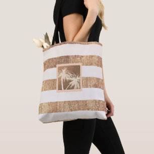 Koppar & Kräm Tropiska Palmträd Modern Chic Tygkasse