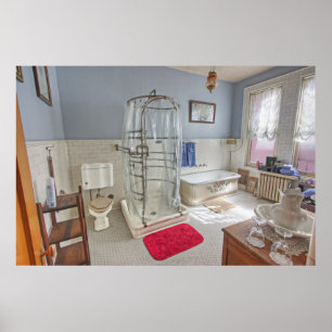 Koppar Kung Victorian Bathroom - Butte Montana Poster