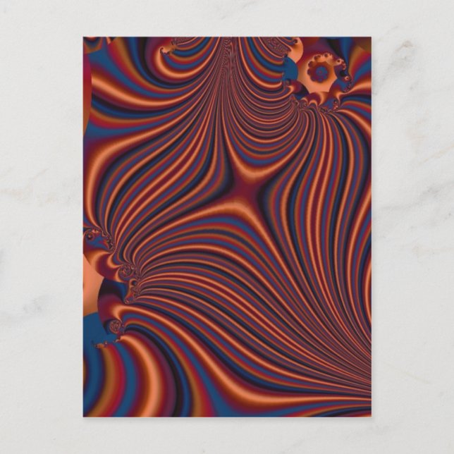 koppar löv vykort (Framsida)