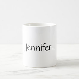 Koppar med hennes namn Julpresent mugg Lägg till n