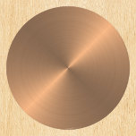 Koppar Metall-utseende Circular Metallic Underlägg Papper Rund<br><div class="desc">Den här designen kan vara personlig om du väljer Redigera design. Du kan också överföra till andra objekt. Kontakta mig på colorflowcreations@gmail.com eller använda alternativet chatta överst på sidan om du vill ha den här designen på en annan produkt eller behöver hjälp. Se mer av mina design eller följ mig...</div>
