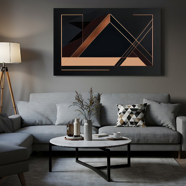 Koppar Minimalistisk Geometri Poster (Skapare uppladdad)