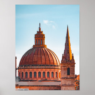 Koppar och himmel: Vallettas krona Poster