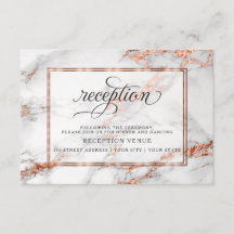 Koppar och Marble Bröllop Bold Elegance