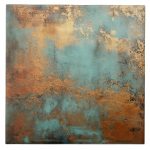 Koppar Patina Rustic Metallic