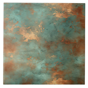 Koppar Patina Rustic Metallic Keramic tile Kakelplatta