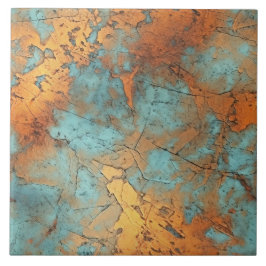 Koppar Patina Rustic Metallic Keramic tile Kakelplatta