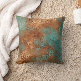 Koppar Patina Rustic Metallic Kudde