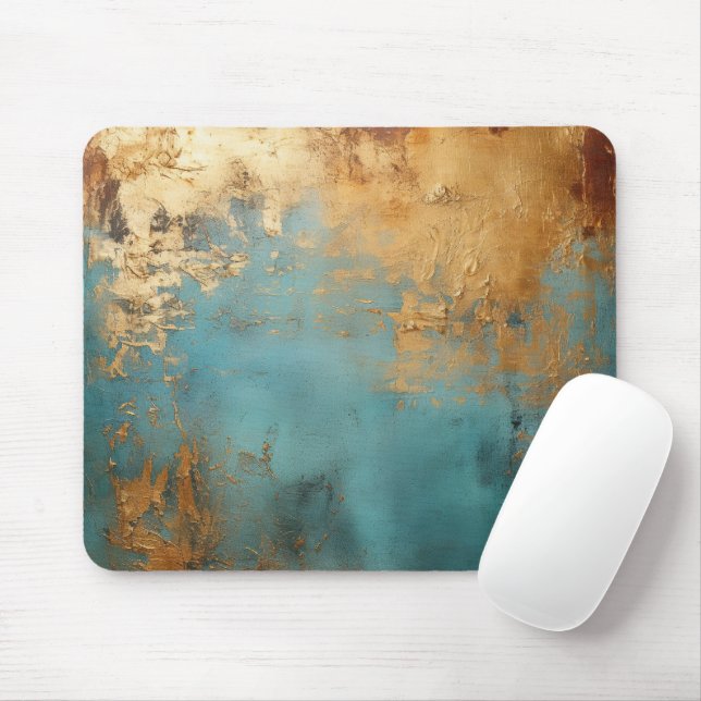 Koppar Patina Rustic Metallic Musmatta (Med mus)