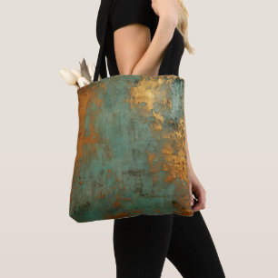 Koppar Patina Rustic Metallic Tygkasse