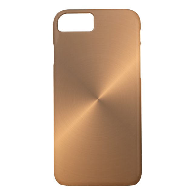 Koppar Shine iPhone 7 Fodral Case-Mate iPhone Skal (Baksida)