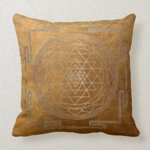 Koppar Sri Yantra - Pillow Kudde