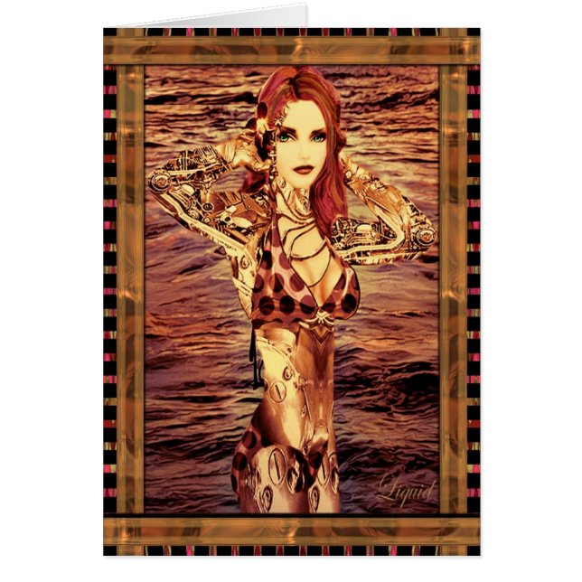 KopparAnpassade Hälsningskort (Framsidan)