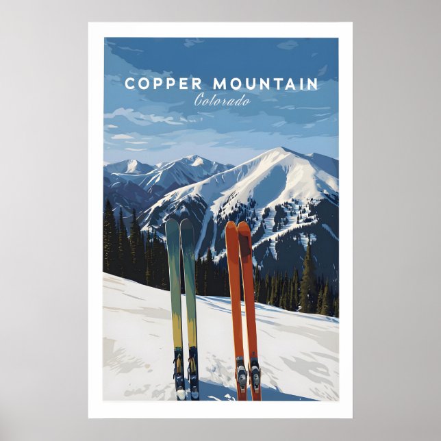 Kopparberg resaffisch Colorado Mountain Poster (Framsidan)