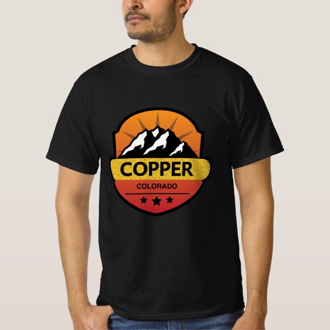 Kopparberget på colorado usa t shirt (Framsida)