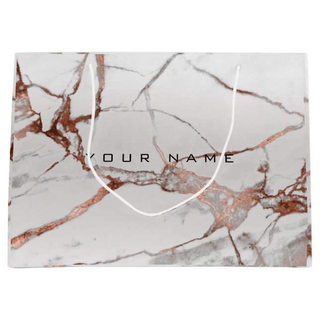 Kopparbronze Marble Metallic Gift Grått Silver Lux (Framsidan)