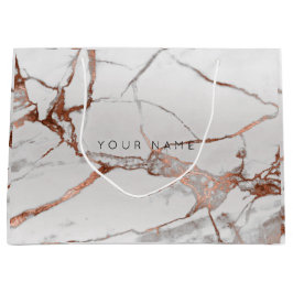Kopparbronze Marble Metallic Gift Grått Silver VIP