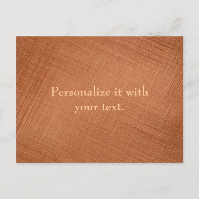 KopparFärgad Vykort (Framsida)