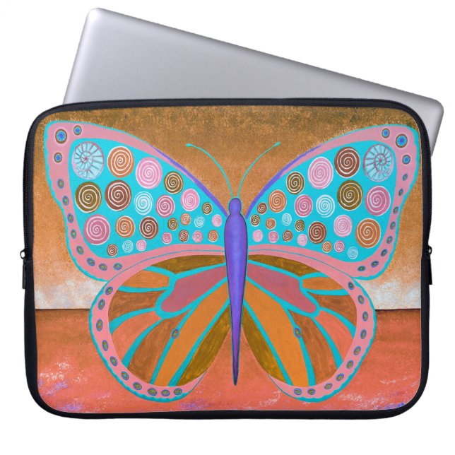 Kopparfartyg (Ocean Butterfly) Laptop sleeve (Framsidan)