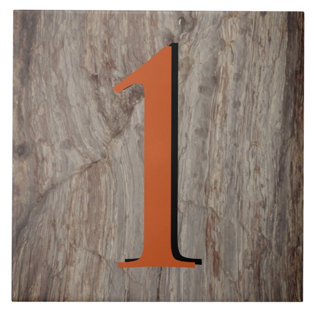 Kopparglanshus nr 1, ett på Grått-sten Kakelplatta (Framsidan)