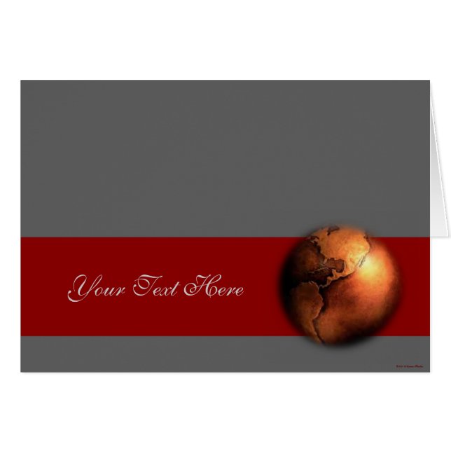 Koppargyllene kort (Framsidan Horizontal)