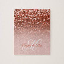  kopparkonfetti Glitter Ombre Monogram