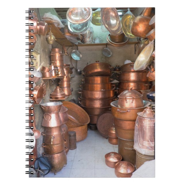 Kopparkranar på marknaden anteckningsbok (Framsidan)