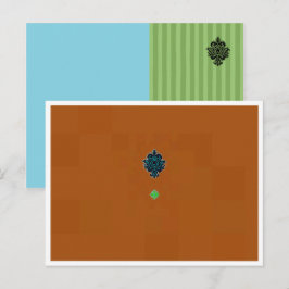 Kopparmall för vykort med kant