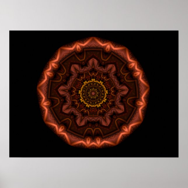 Kopparmandala Poster (Framsidan)