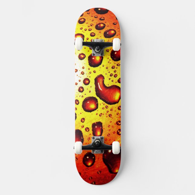 Kopparregndroppar Skateboard Bräda 20,5 Cm (Framsida)