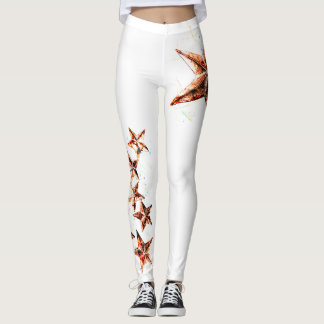 Koppartoner Grunge Star Leggings