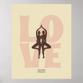 Koppel Yoga Pose Tryck | Matisse Stil Väggkonst