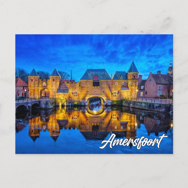 Koppelpoort-porten, Amersfoort, Nederländerna Vykort (Framsida)