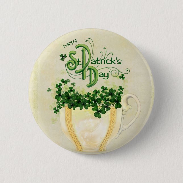 Koppen av jubel St Patrick knäppas Knapp (Framsida)