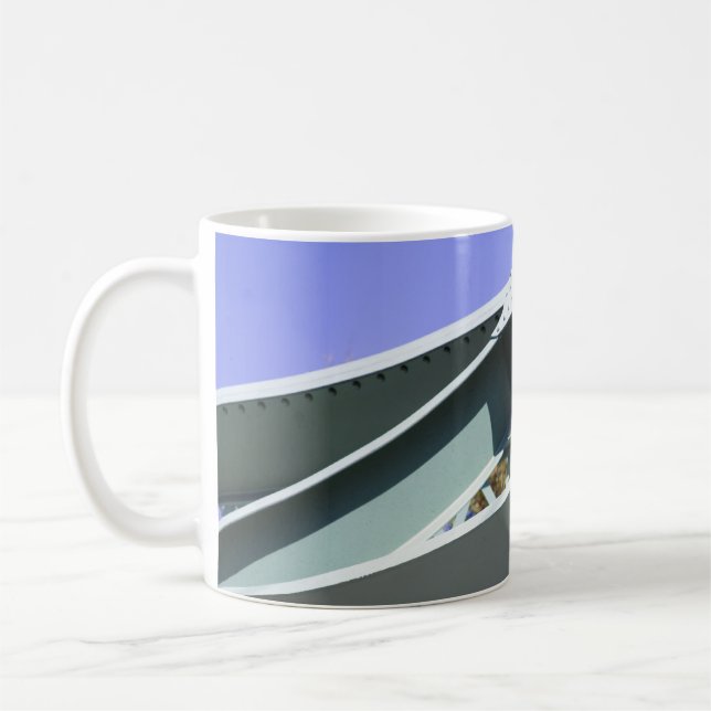 Koppen av stålsätter kaffemugg (Vänster)