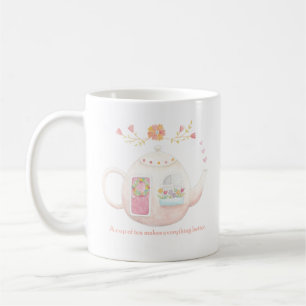 Koppen av tea gör allt den bättre muggTeaälskar Kaffemugg