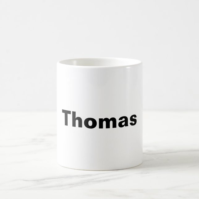 Koppen för personlignamnmuggen tillfogar din egna kaffemugg (Center)