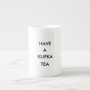 Koppen för supfestmassmediaKupka Tea Benporslin Mugg