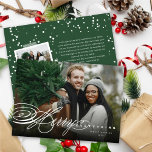 Koppla allt klassiskt skript till modernt foto julkort<br><div class="desc">Gör allt i ett klassiskt och modernt Calligraphy-skript, jul- eller fotokort för Helgdag. Modern helgdag- eller christmas-fotokort med ett utfallsfoto med en enda fullt i en enkel layout med fram- och bakdesign. Designad av tjock*fa*tin. Enkel att anpassa med egen text, bild eller bild. Kontakta tjock*fa*tin direkt om du vill ha...</div>