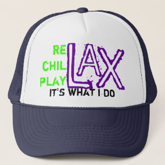 koppla av chillaxplaylax truckerkeps