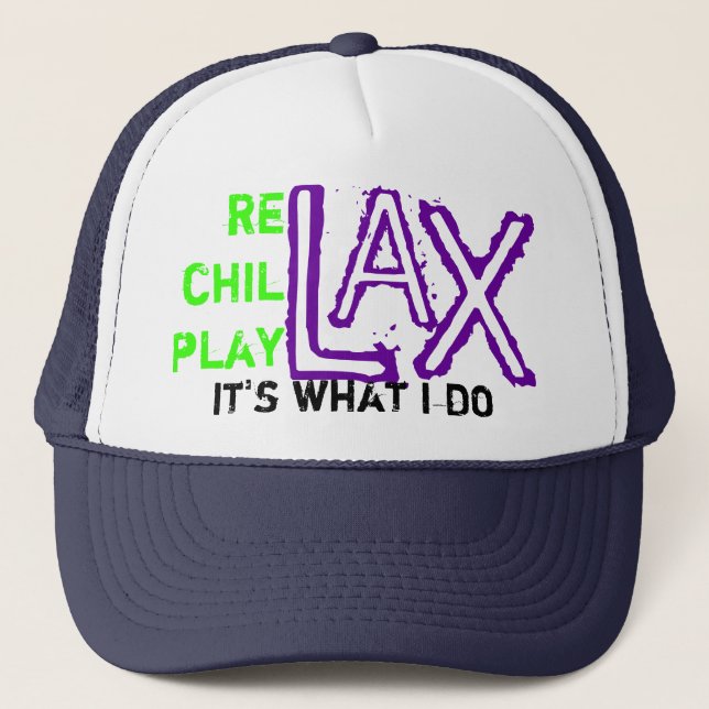 koppla av chillaxplaylax truckerkeps (Framsida)