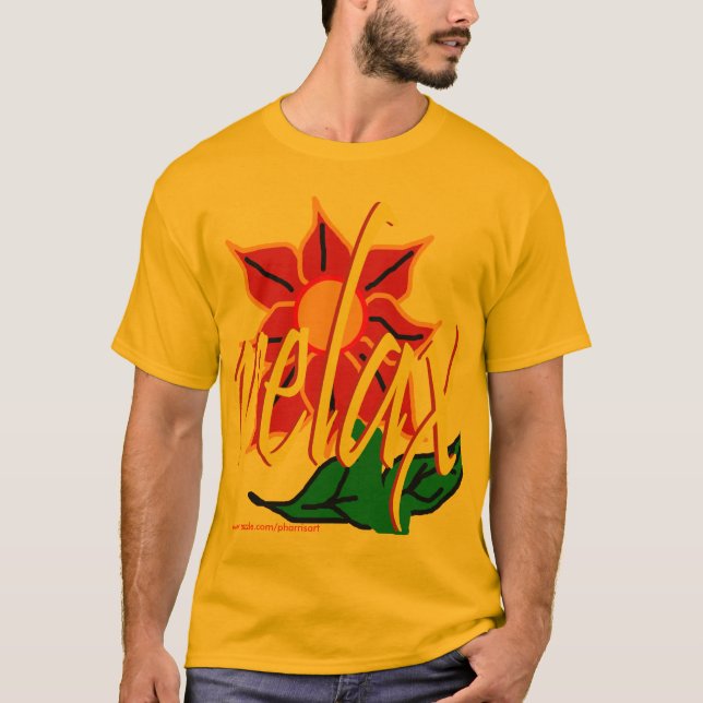 Koppla av den tropiska T-tröja - pharrisart Tee Shirt (Framsida)