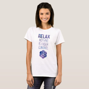 Koppla av det MindfulnessBuddha citationstecknet T-shirt