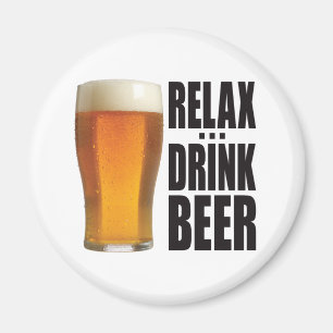 Koppla av drinköl magnet