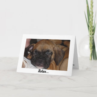 Koppla av födelsedagkortet kort