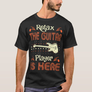 Koppla av gitarrspelare är musik instrumenterar t shirt