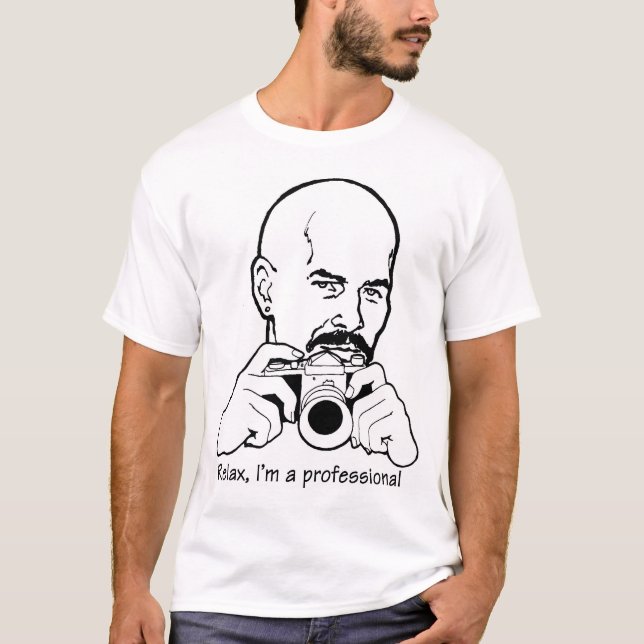 Koppla av I-förmiddagen en professionell T Shirt (Framsida)