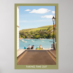 Koppla av i Salcombe Poster